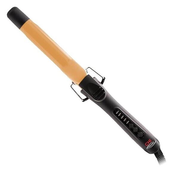 CHI Ceramic Curling Iron, Hair Curler for Smooth & Shiny Curls, 1" Barrel, Black - Picture 1 of 3